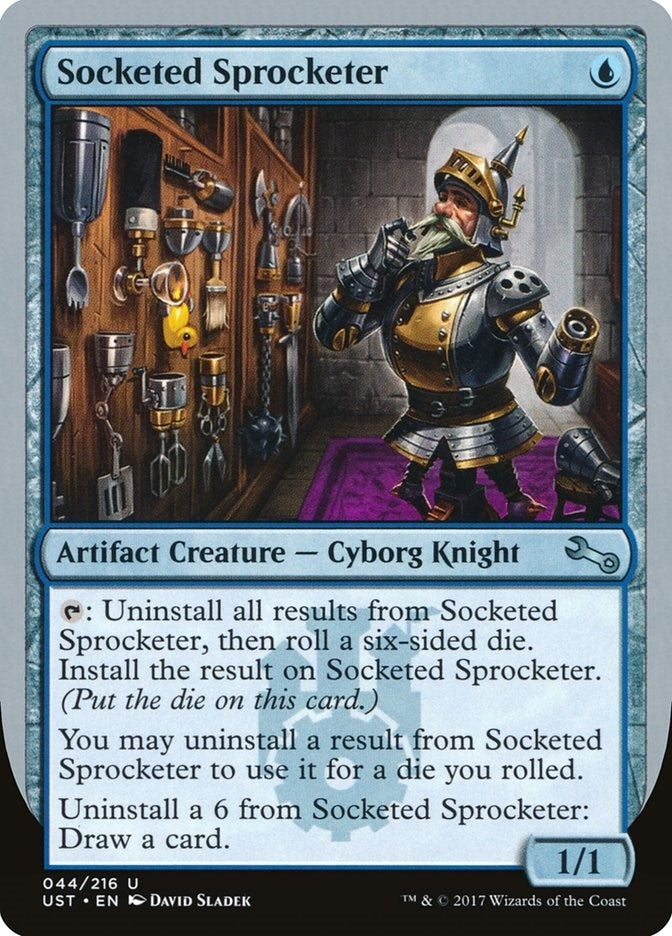 Image for Socketed Sprocketer (44) (UST) - Magic: The Gathering