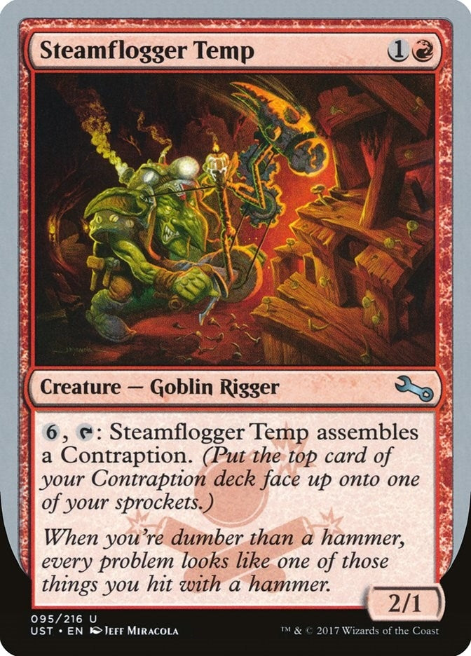 Image for Steamflogger Temp (95) (UST) - Magic: The Gathering