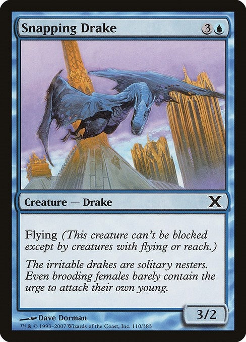 Image for Snapping Drake (110) (10E) - Magic: The Gathering