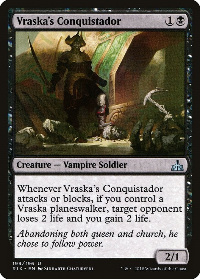 Image for Vraska's Conquistador (199) (RIX) - Magic: The Gathering