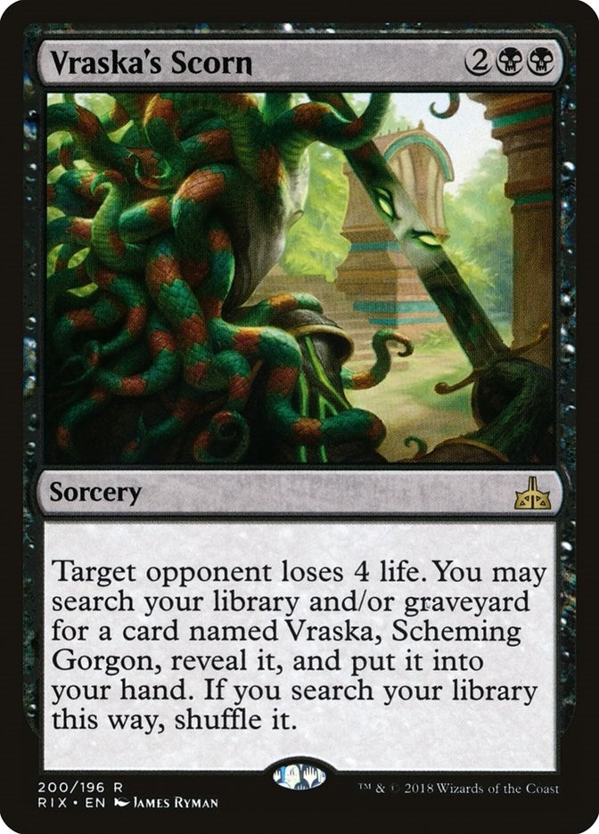 Image for Vraska's Scorn (200) (RIX) - Magic: The Gathering