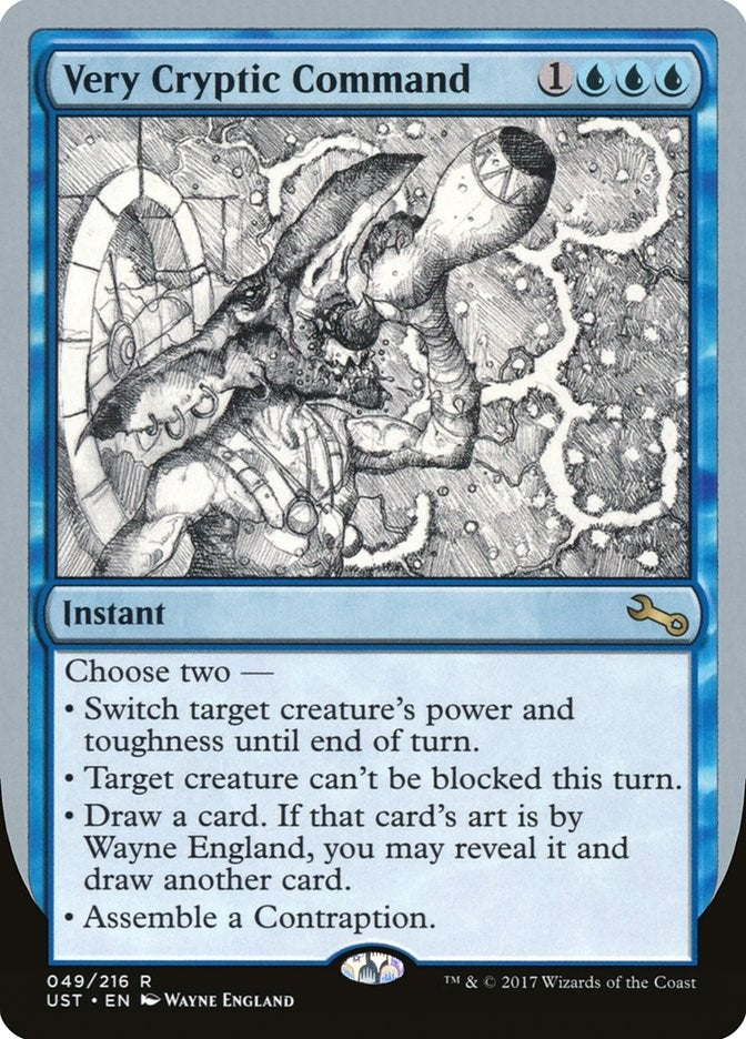 Image for Very Cryptic Command (A) (49) (UST) - Magic: The Gathering