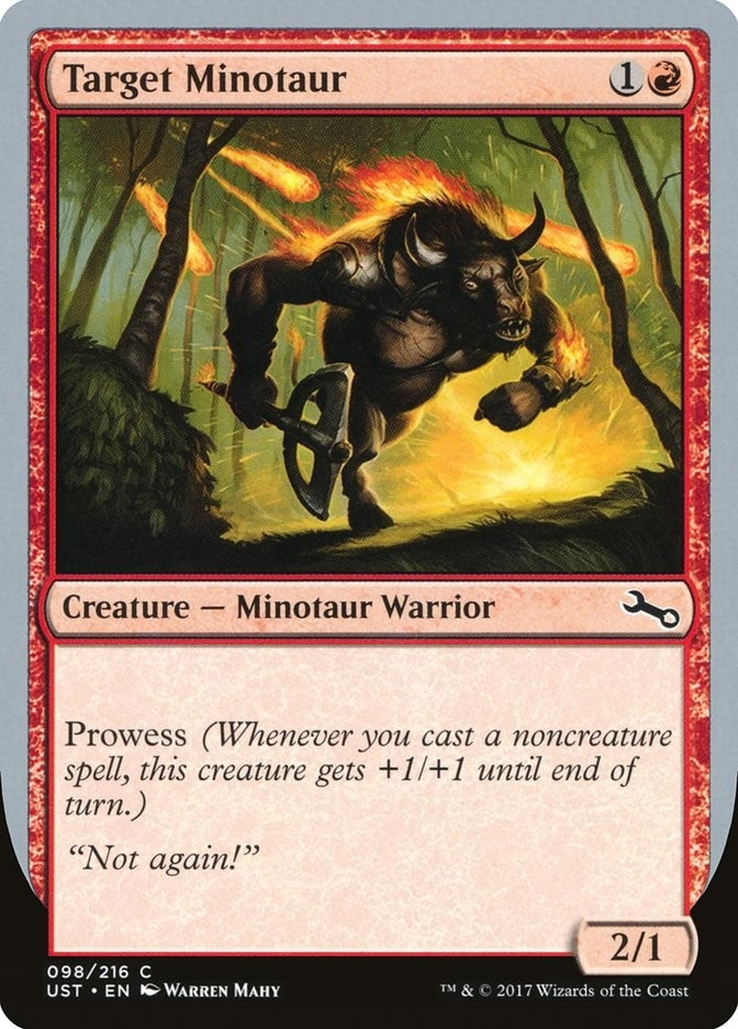 Image for Target Minotaur (C) (98) (UST) - Magic: The Gathering