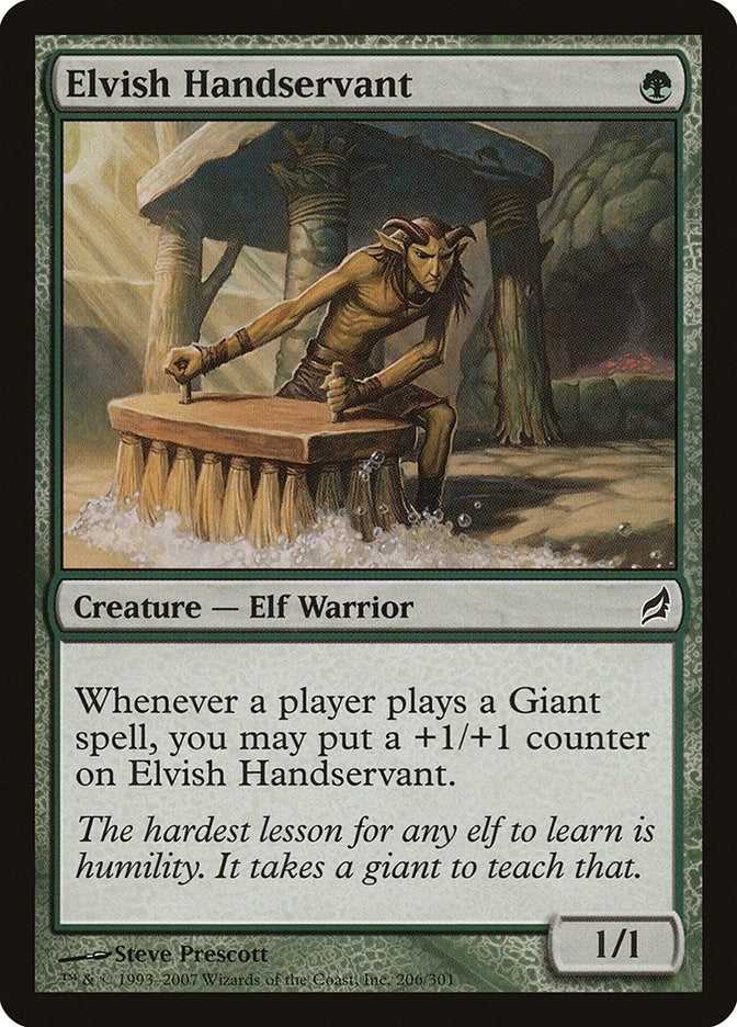 Image for Elvish Handservant (206) (LRW) - Magic: The Gathering