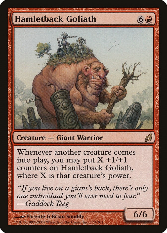 Image for Hamletback Goliath (173) (LRW) - Magic: The Gathering