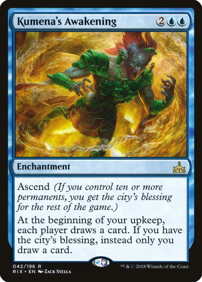 Image for Kumena's Awakening (42) (RIX) - Magic: The Gathering