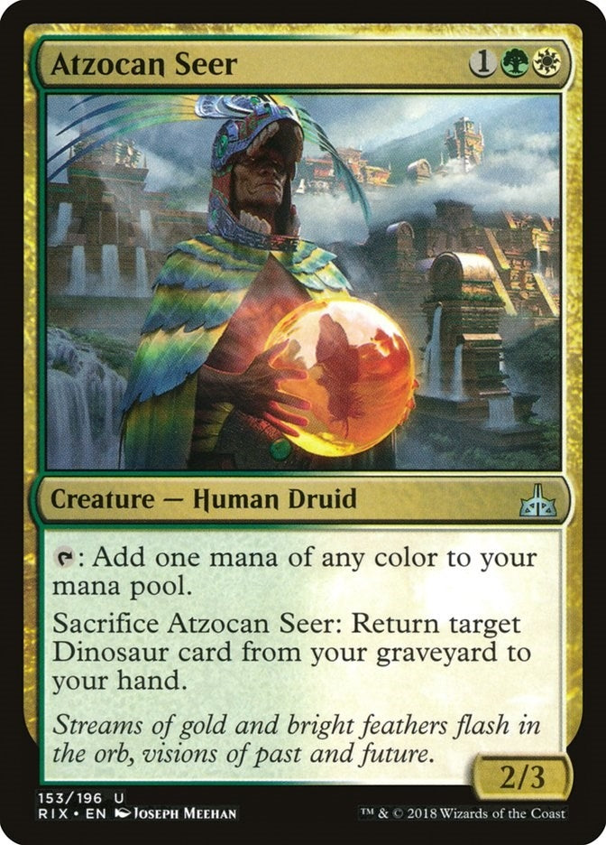 Image for Atzocan Seer (153) (RIX) - Magic: The Gathering
