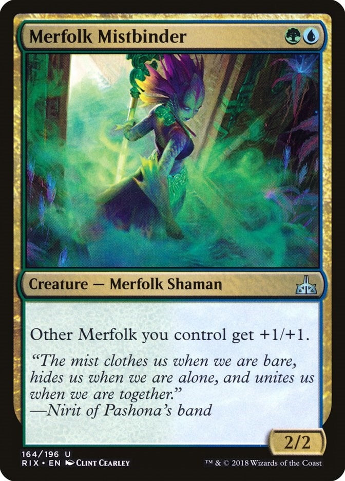 Image for Merfolk Mistbinder (164) (RIX) - Magic: The Gathering