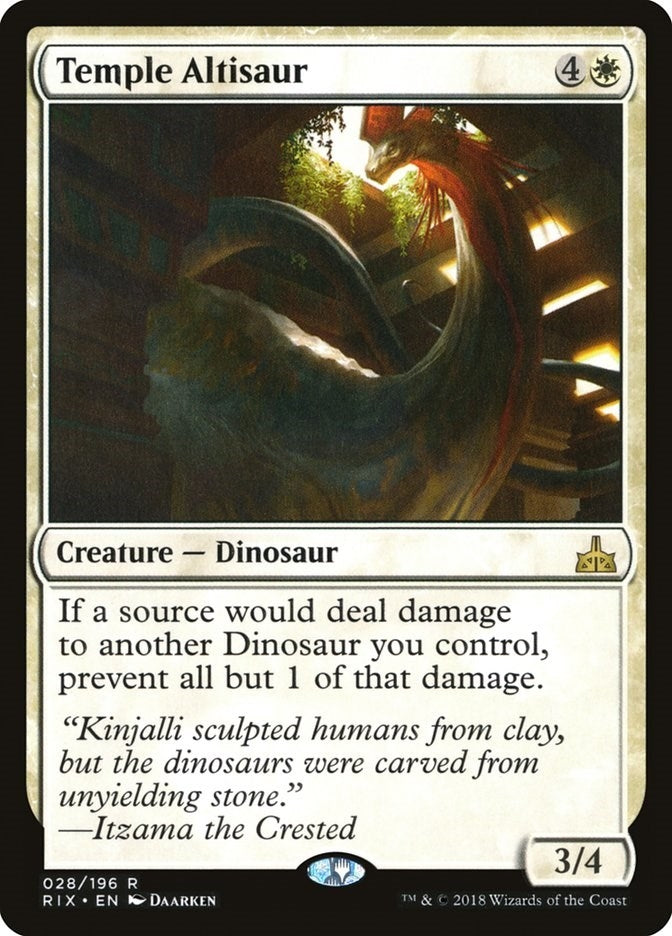 Image for Temple Altisaur (28) (RIX) - Magic: The Gathering