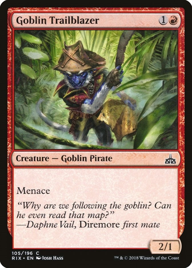 Image for Goblin Trailblazer (105) (RIX) - Magic: The Gathering
