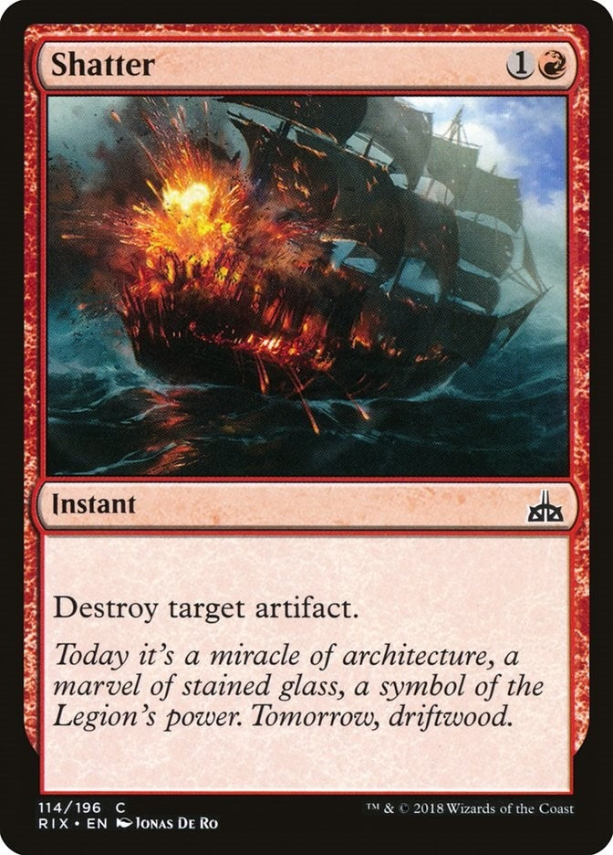 Image for Shatter (114) (RIX) - Magic: The Gathering