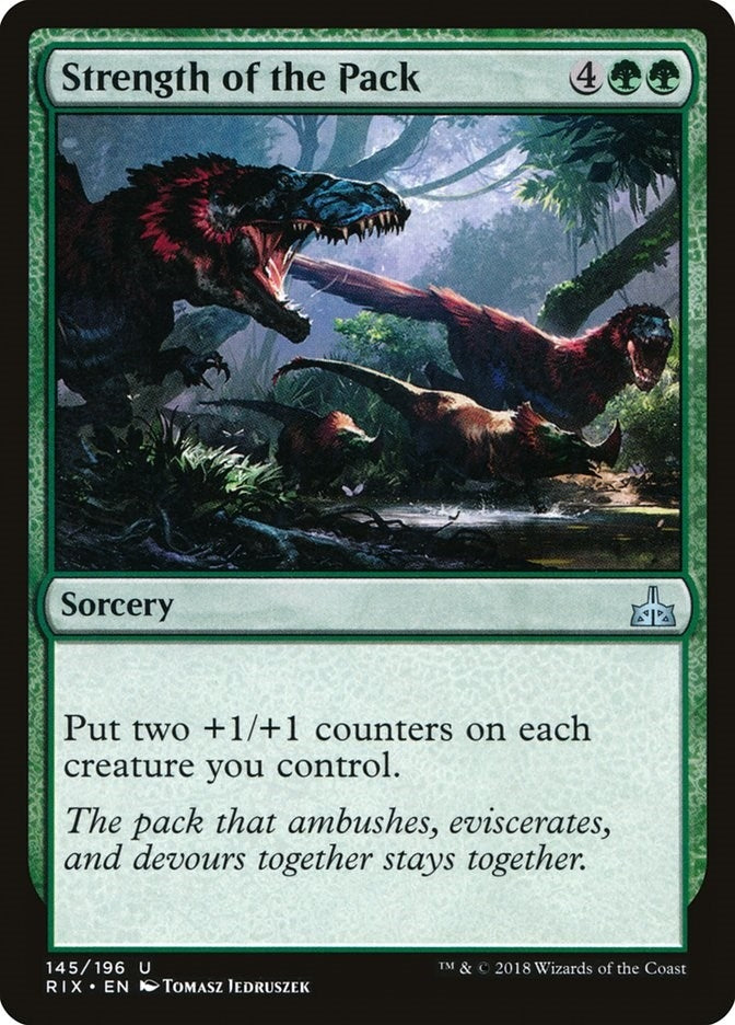 Image for Strength of the Pack (145) (RIX) - Magic: The Gathering
