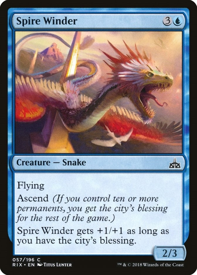 Image for Spire Winder (57) (RIX) - Magic: The Gathering