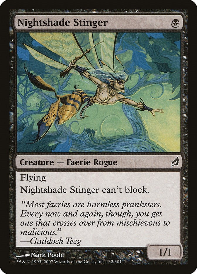 Image for Nightshade Stinger (132) (LRW) - Magic: The Gathering