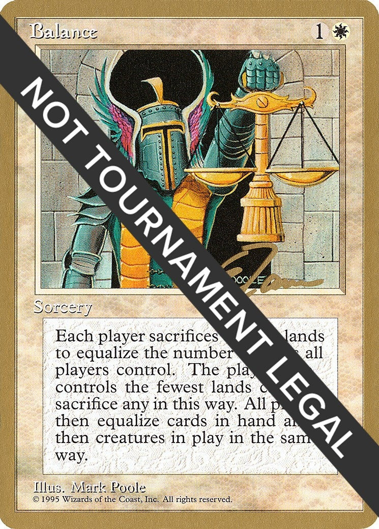 Image for Balance - 1996 Eric Tam (4ED) (WCD) - Magic: The Gathering