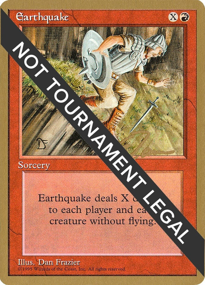 Image for Earthquake - 1996 Eric Tam (4ED) (WCD) - Magic: The Gathering