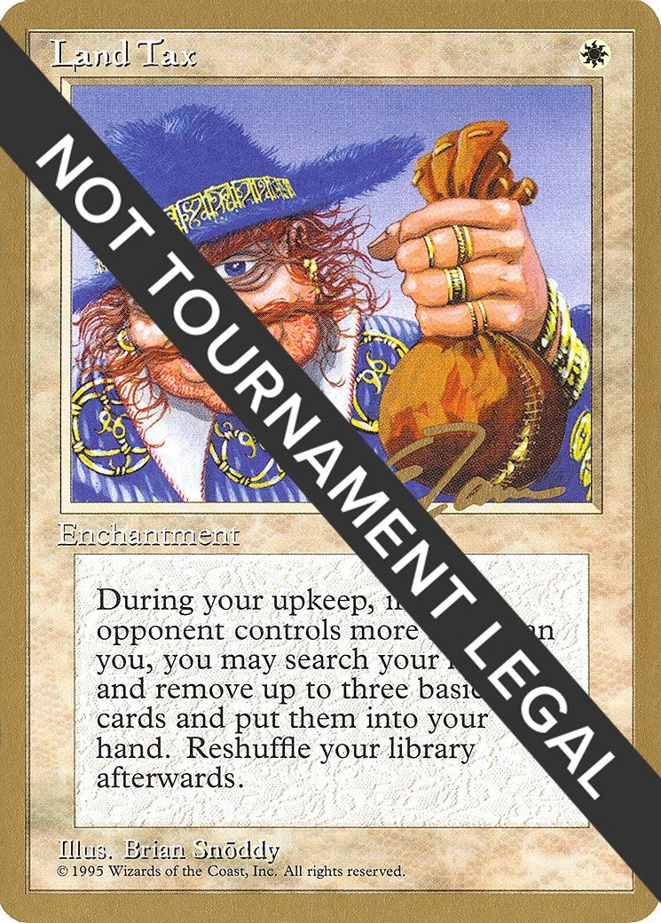 Image for Land Tax - 1996 Eric Tam (4ED) (WCD) - Magic: The Gathering