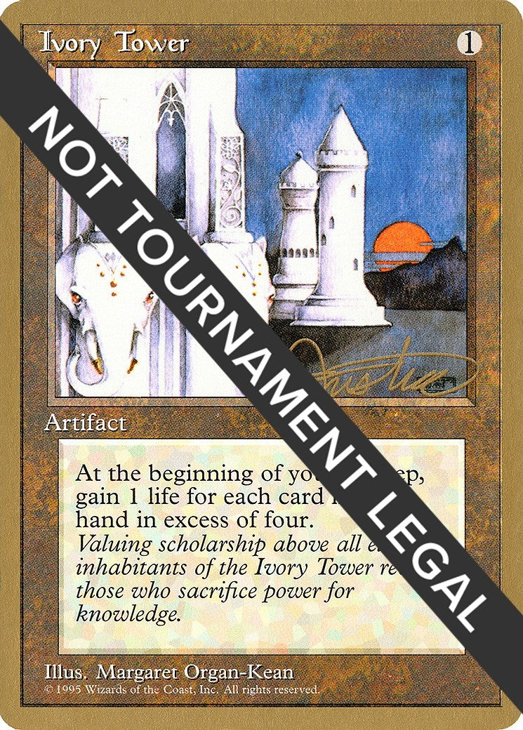 Image for Ivory Tower - 1996 Mark Justice (4ED) (WCD) - Magic: The Gathering