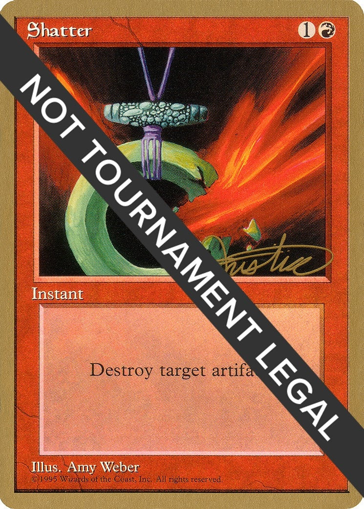 Image for Shatter - 1996 Mark Justice (4ED) (WCD) - Magic: The Gathering