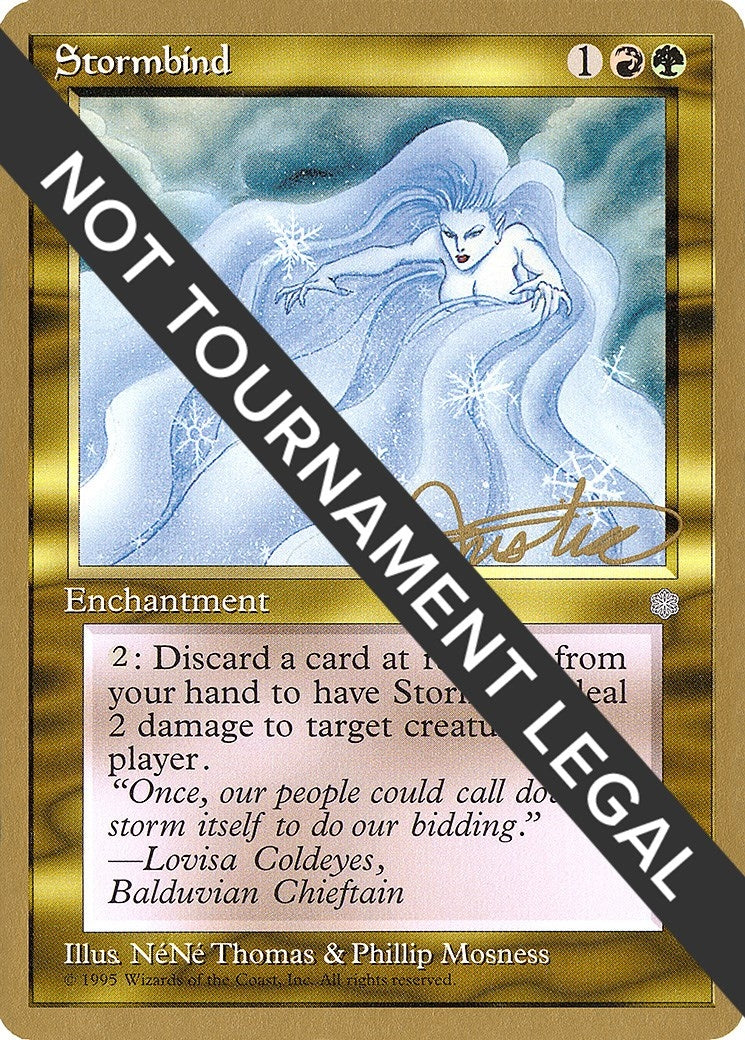 Image for Stormbind - 1996 Mark Justice (ICE) (WCD) - Magic: The Gathering