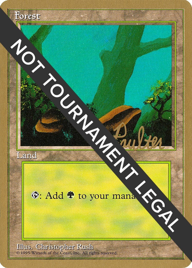 Image for Forest (A) - 1996 Preston Poulter (4ED) (WCD) - Magic: The Gathering