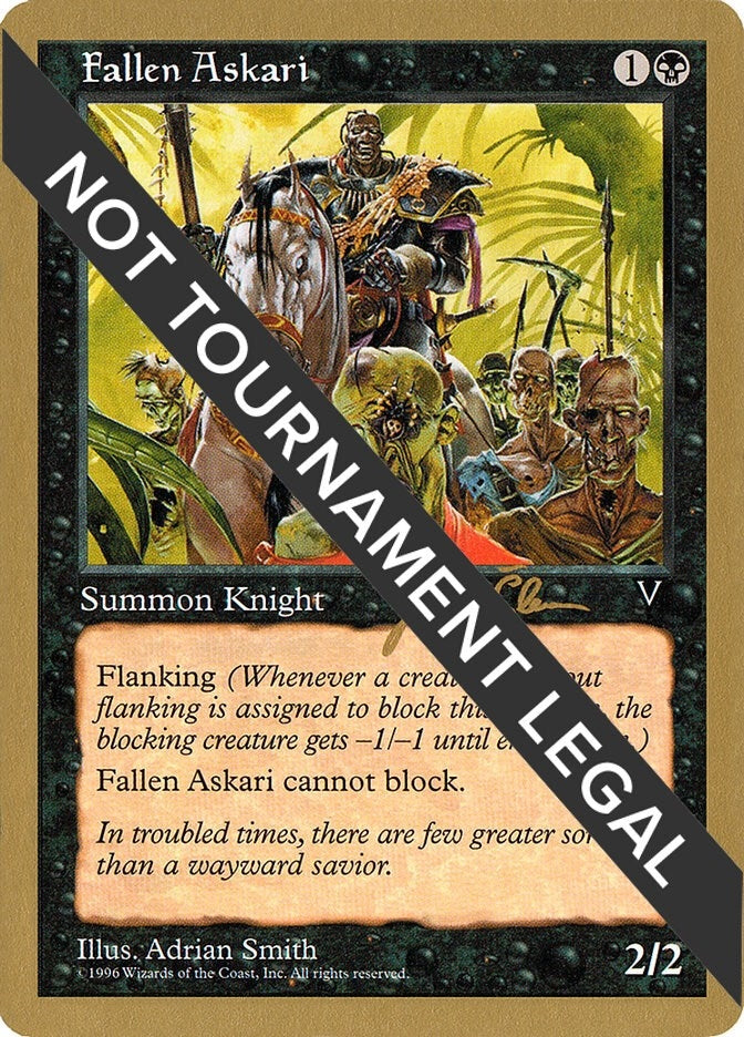 Image for Fallen Askari - 1997 Jakub Slemr (VIS) (WCD) - Magic: The Gathering