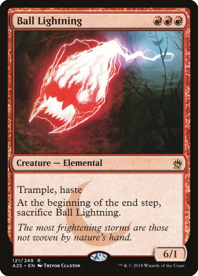 Image for Ball Lightning (121) (A25) - Magic: The Gathering