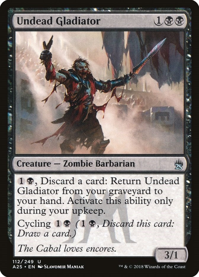Image for Undead Gladiator (112) (A25) - Magic: The Gathering