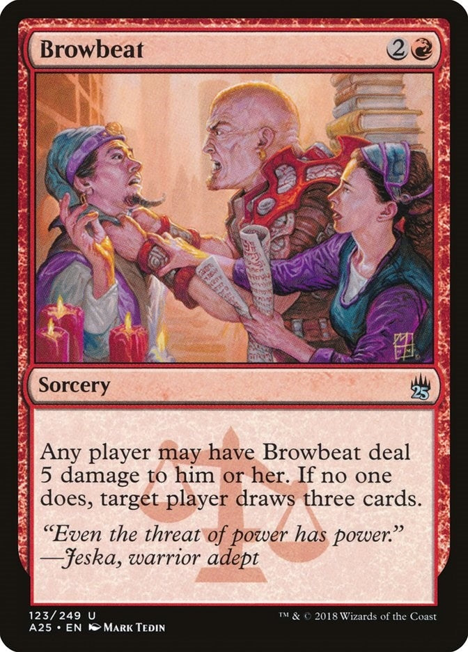 Image for Browbeat (123) (A25) - Magic: The Gathering