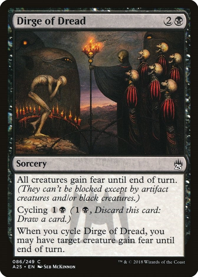 Image for Dirge of Dread (86) (A25) - Magic: The Gathering