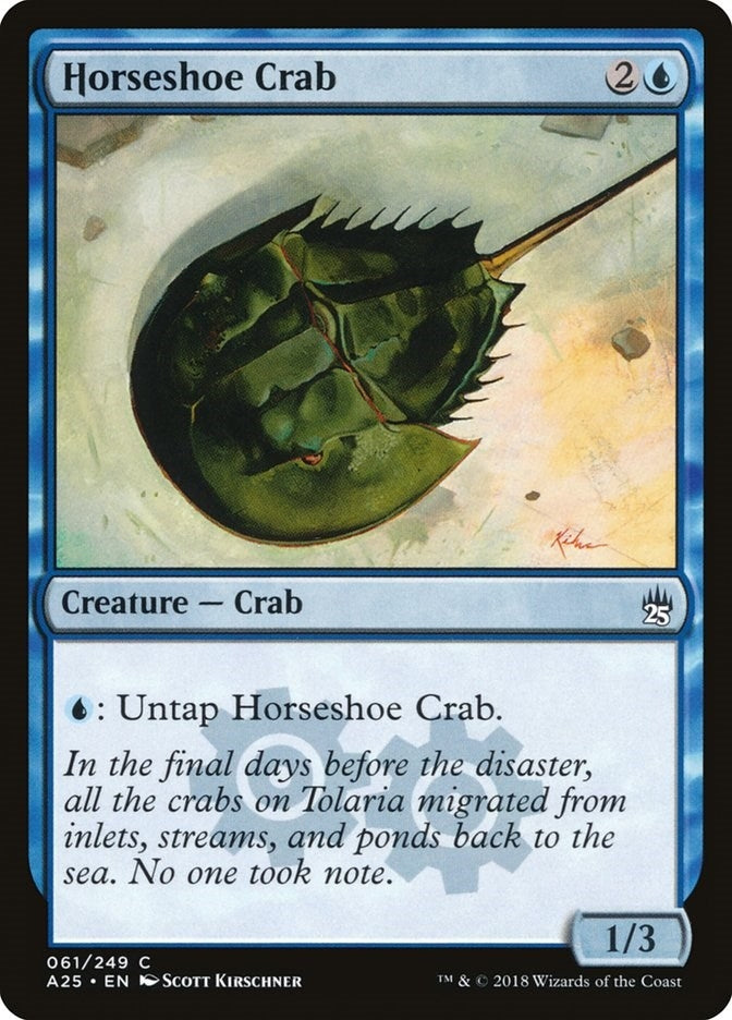 Image for Horseshoe Crab (61) (A25) - Magic: The Gathering