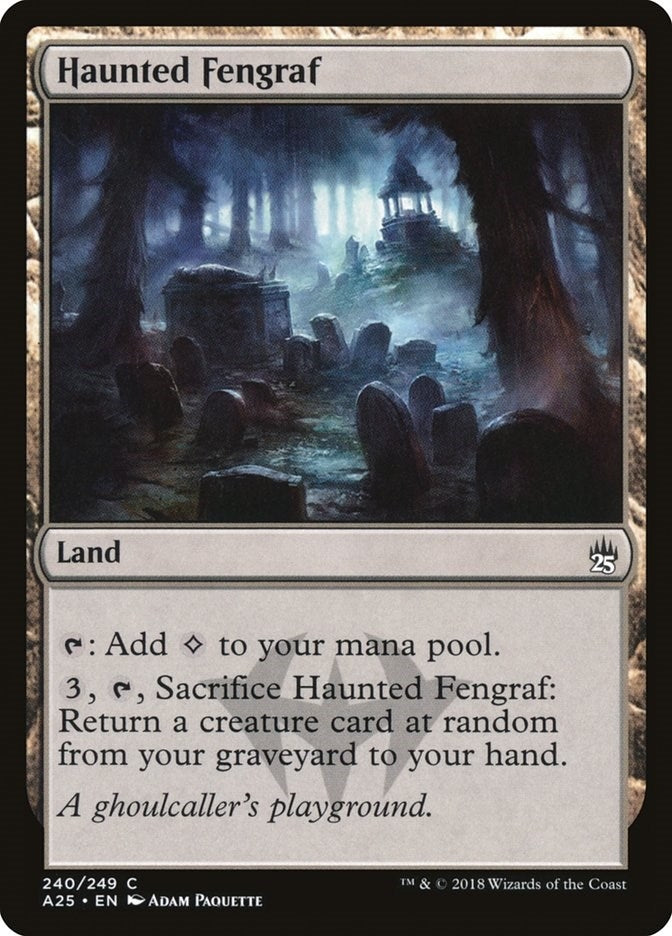 Image for Haunted Fengraf (240) (A25) - Magic: The Gathering
