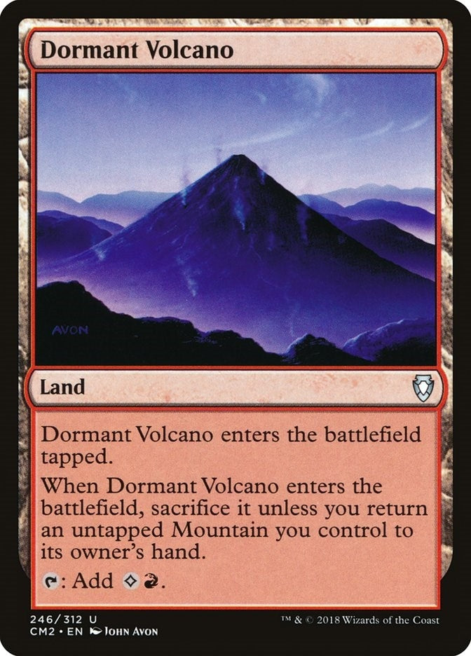 Image for Dormant Volcano (246) (CM2) - Magic: The Gathering