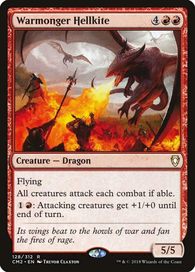 Image for Warmonger Hellkite (128) (CM2) - Magic: The Gathering