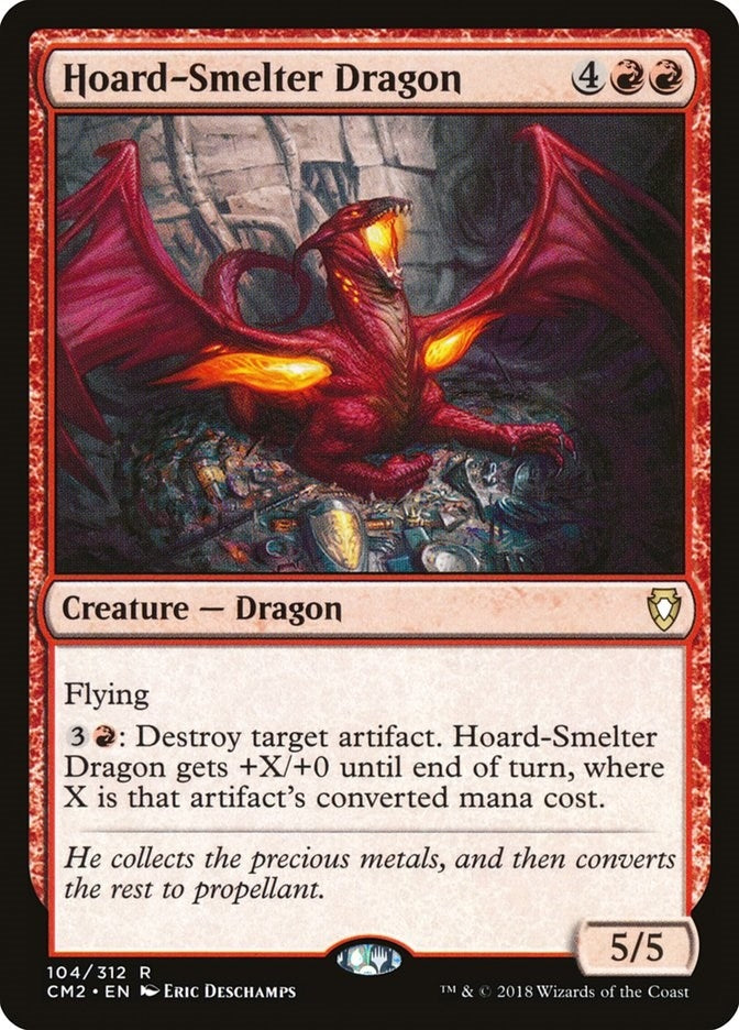 Image for Hoard-Smelter Dragon (104) (CM2) - Magic: The Gathering