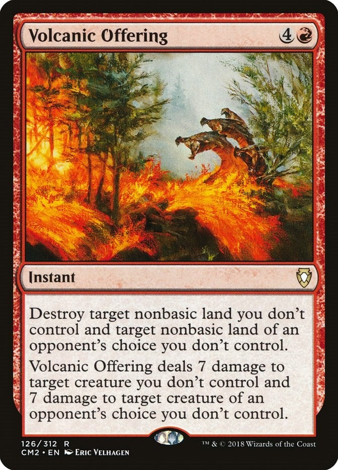 Image for Volcanic Offering (126) (CM2) - Magic: The Gathering