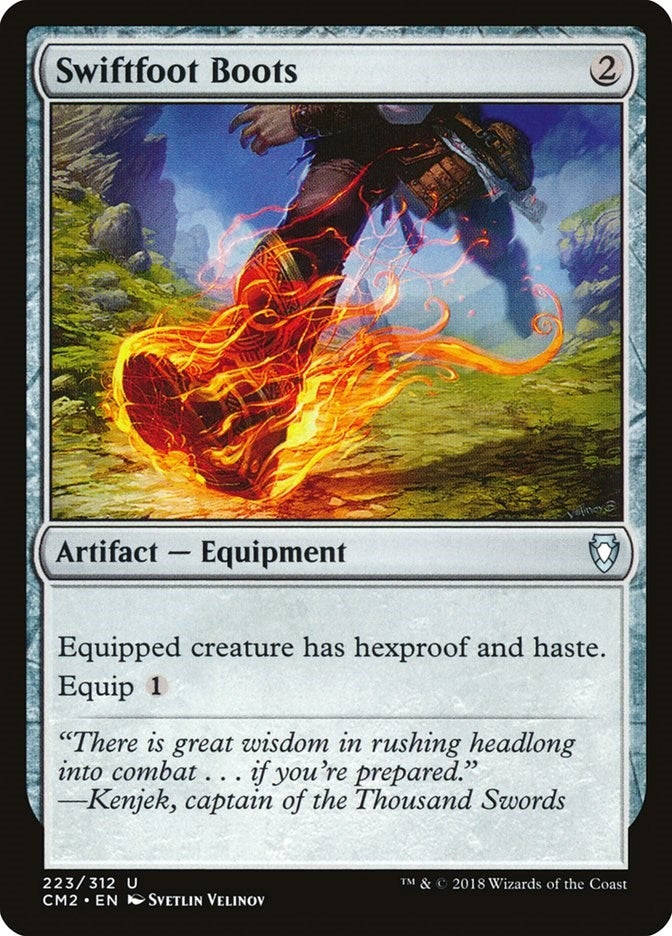 Image for Swiftfoot Boots (223) (CM2) - Magic: The Gathering
