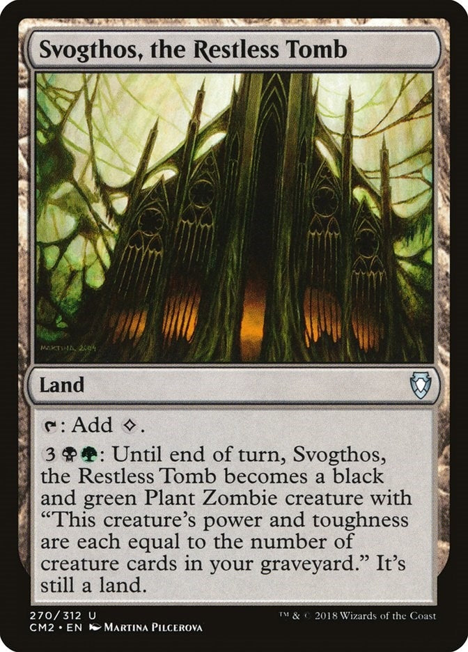 Image for Svogthos, the Restless Tomb (270) (CM2) - Magic: The Gathering