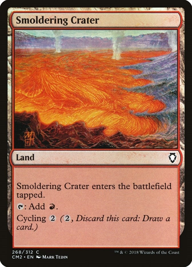 Image for Smoldering Crater (268) (CM2) - Magic: The Gathering