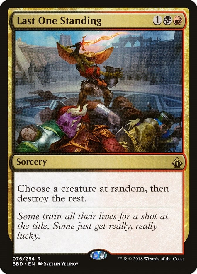 Image for Last One Standing (76) (BBD) - Magic: The Gathering