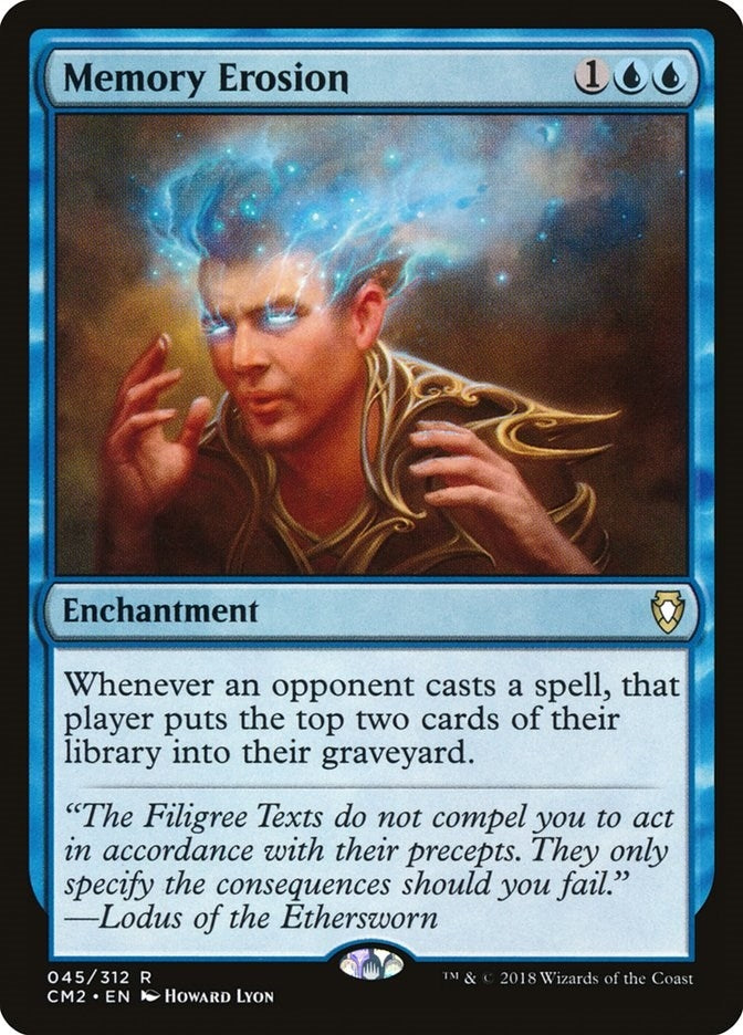 Image for Memory Erosion (45) (CM2) - Magic: The Gathering