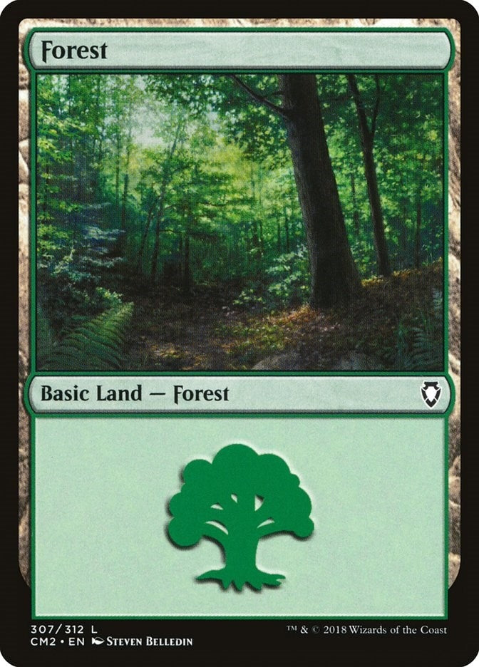 Image for Forest (307) (307) (CM2) - Magic: The Gathering