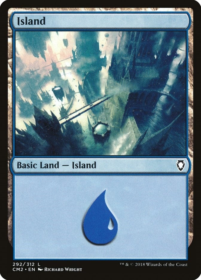 Image for Island (292) (292) (CM2) - Magic: The Gathering
