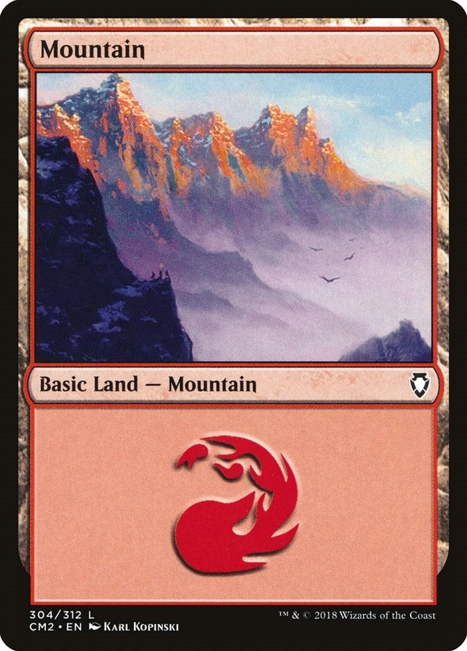 Image for Mountain (304) (304) (CM2) - Magic: The Gathering