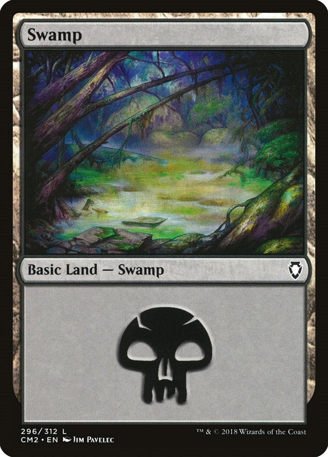 Image for Swamp (296) (296) (CM2) - Magic: The Gathering