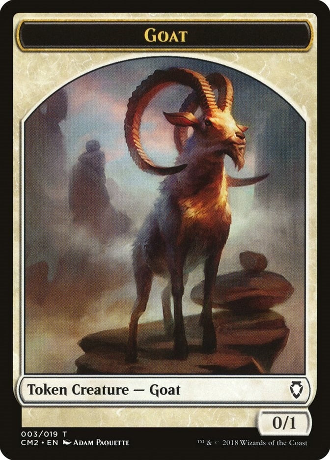 Image for Goat Token (3) (CM2) - Magic: The Gathering
