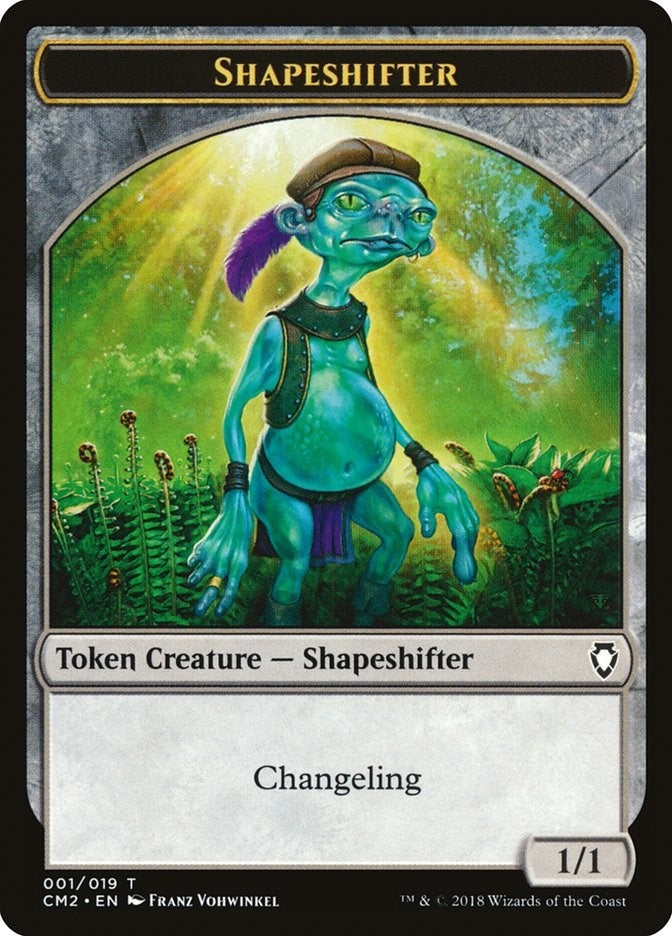 Image for Shapeshifter Token (1) (CM2) - Magic: The Gathering