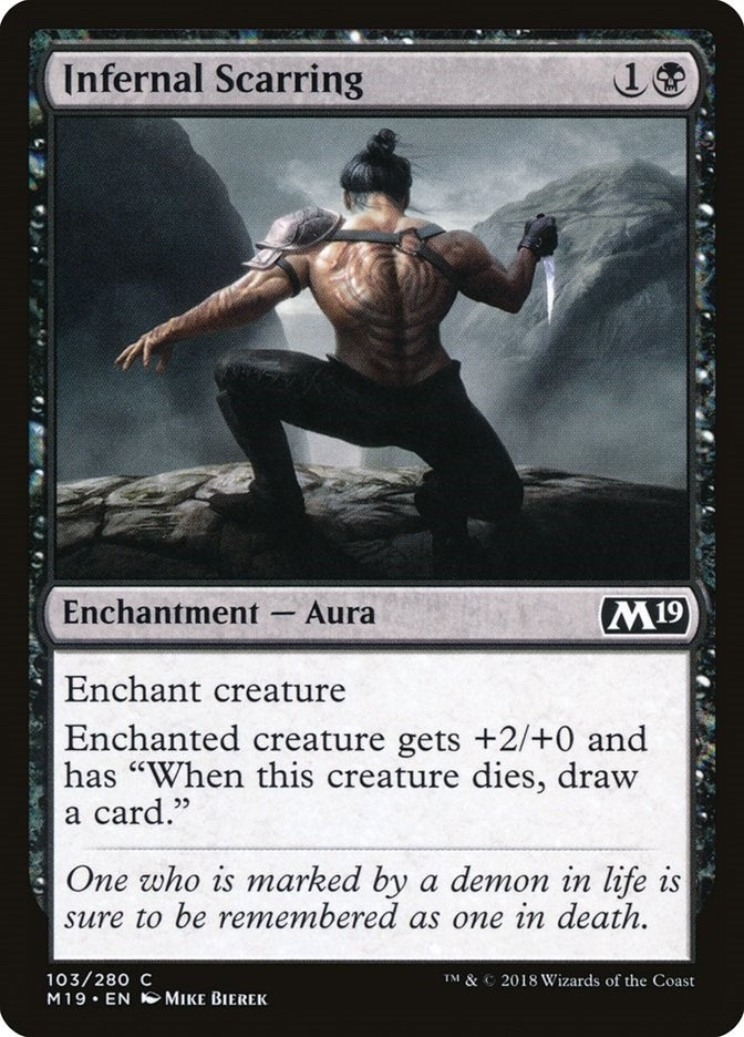 Image for Infernal Scarring (103) (M19) - Magic: The Gathering