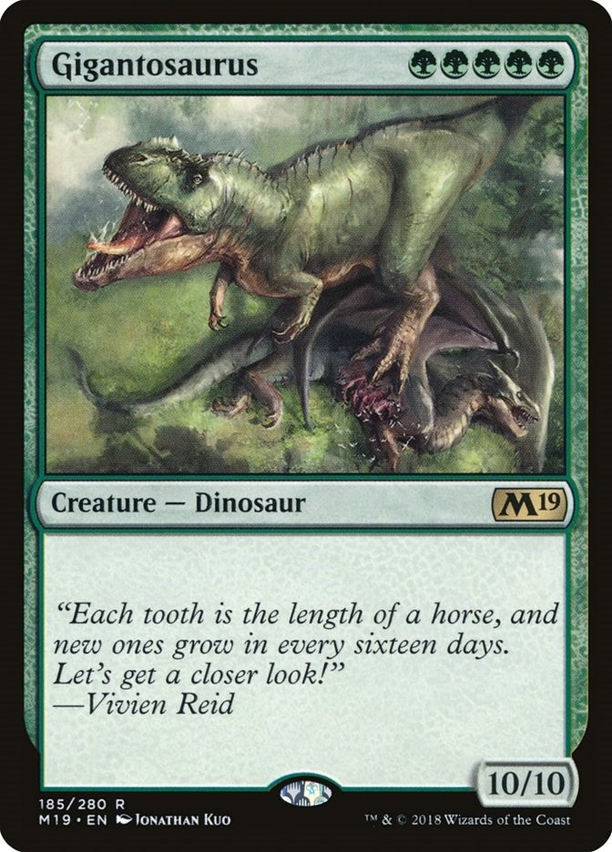Image for Gigantosaurus (185) (M19) - Magic: The Gathering