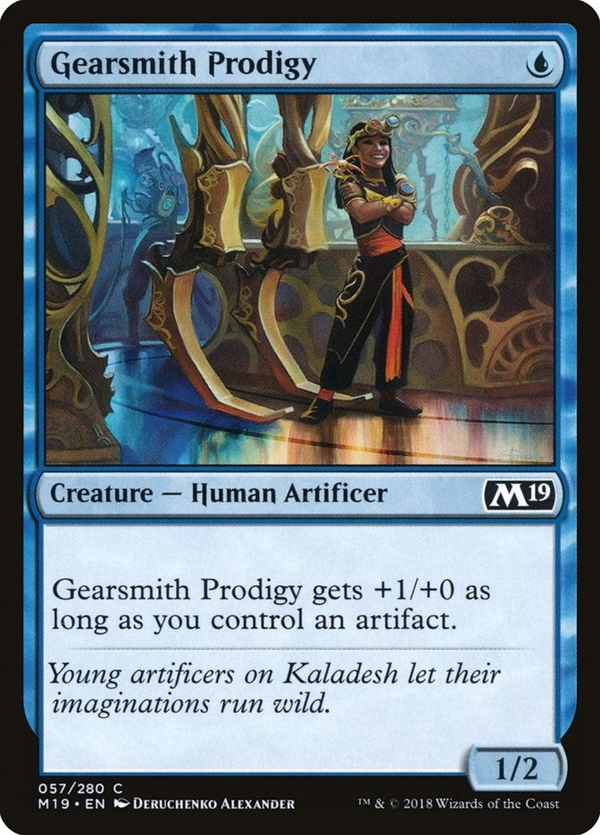 Image for Gearsmith Prodigy (57) (M19) - Magic: The Gathering